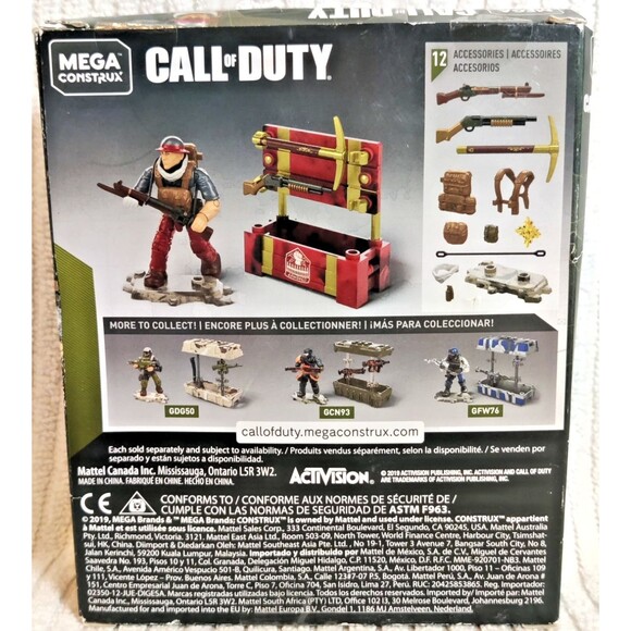 Mega Construx Call of Duty Armored Division Weapon Crate Set, 34pcs GFW77- New - Picture 6 of 12